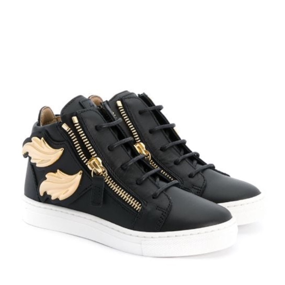 New Girls Giuseppe Zanotti Foglia Hi-Top Sneakers